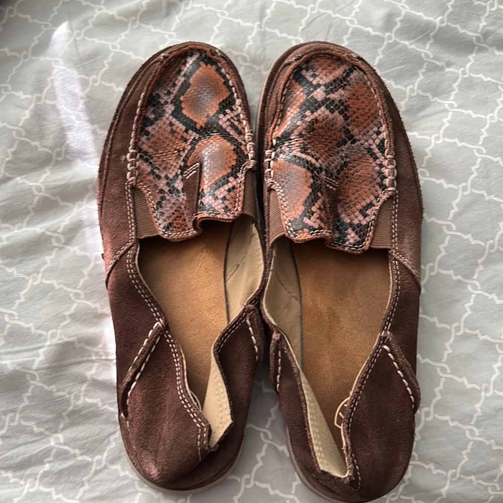 Snake Skin Ariat Cruisers